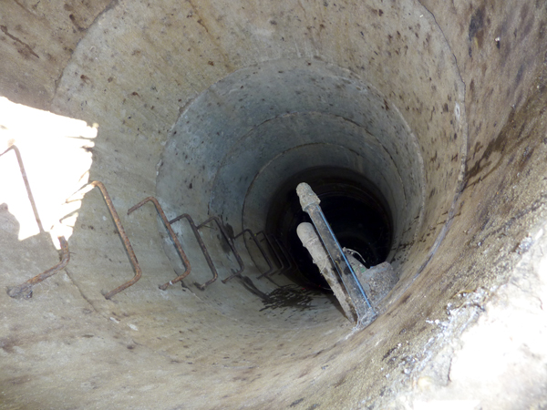 Brunnenschacht reinigen