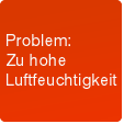 Problem: Zu hohe Luftfeuchtigkeit